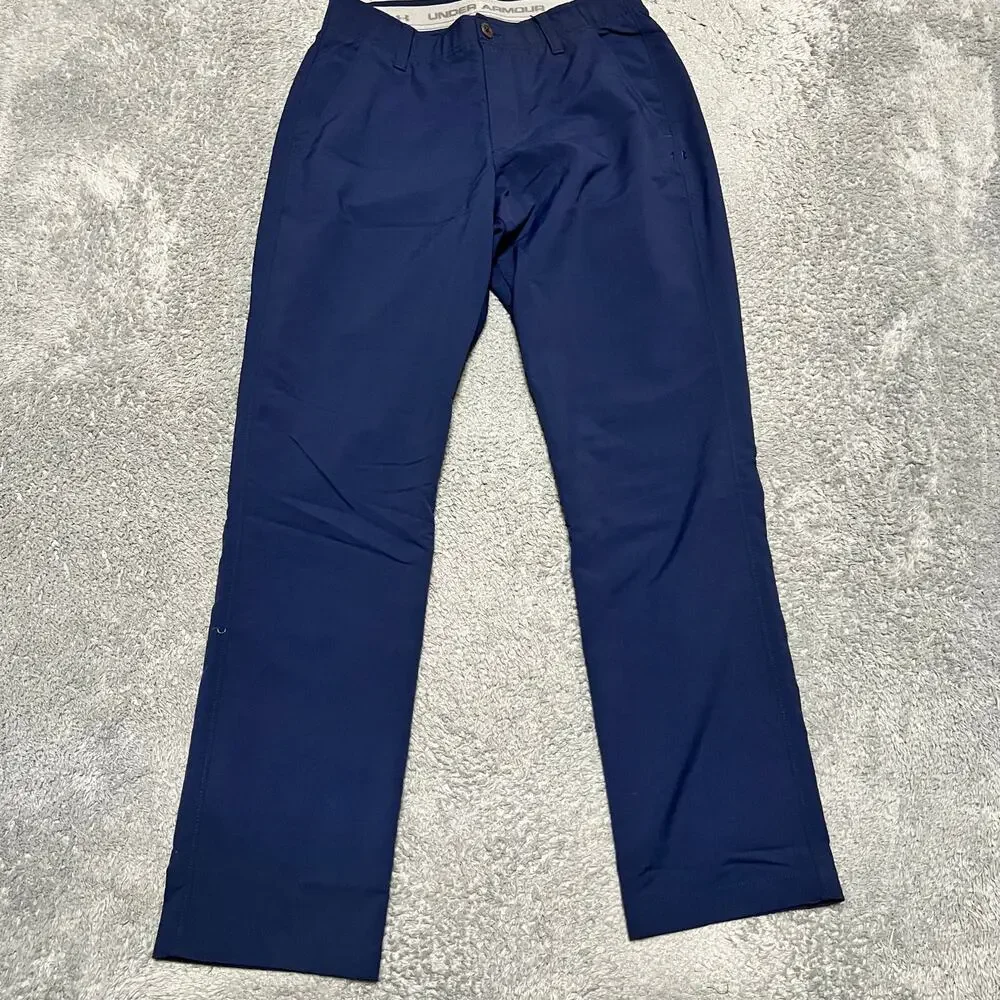 Under Armour Pants Mens 30 x30 Match Play Golf Performance Blue - Picture 1 of 11